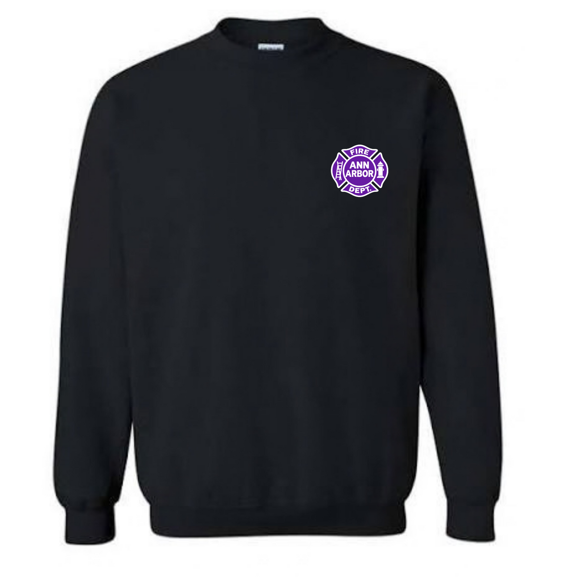 Gildan 18000 Crewneck Sweatshirt - Screened - AAFD Epilepsy Awareness