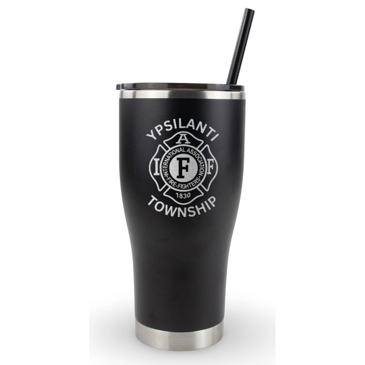 30oz Modern Curve Tumbler - Ypsi Twp. Fire