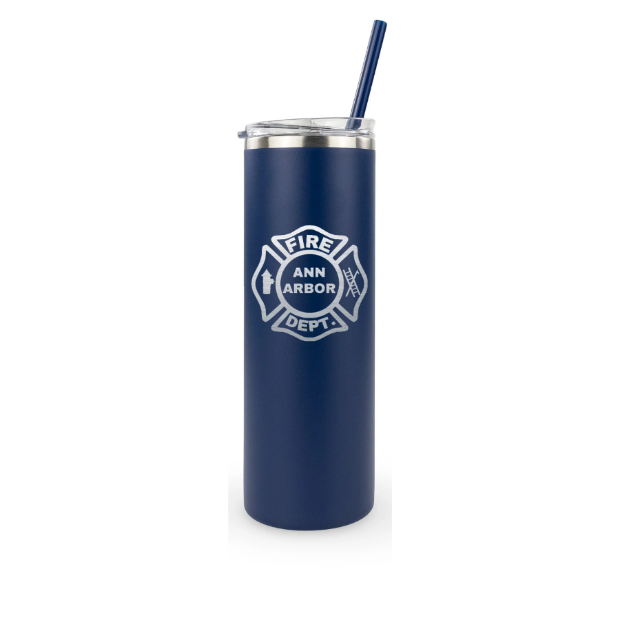 20oz Skinny Tumbler - Ann Arbor City
