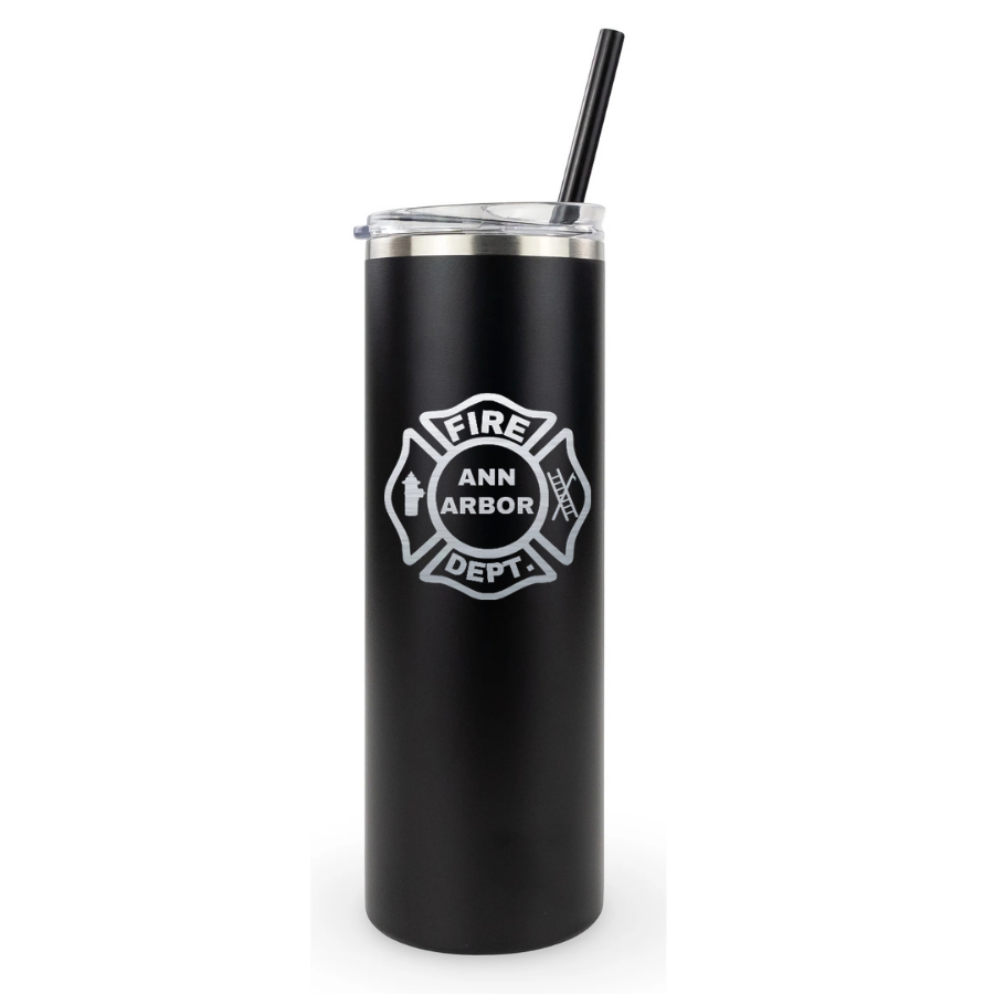 20oz Skinny Tumbler - Ann Arbor City