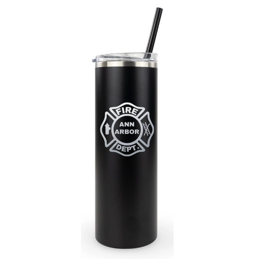 20oz Skinny Tumbler - Ann Arbor City