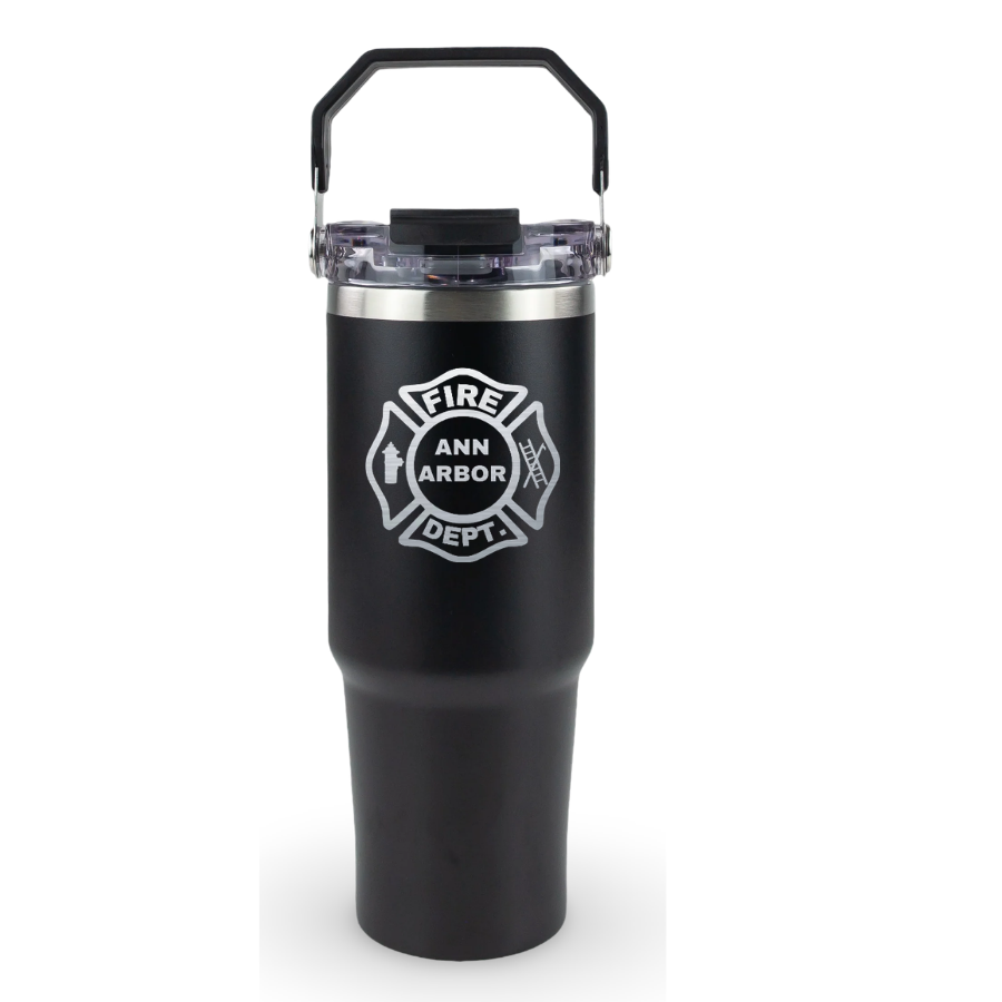 30oz Tri-sip tumbler - Ann Arbor City Fire