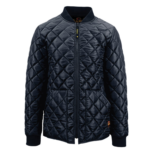 1250 || Game Sportswear - Iconic Quilted Chore Jacket - Embroidered - Ash Twp. Fire