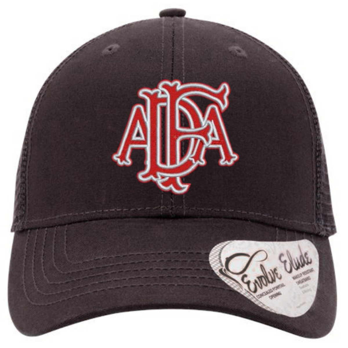 97394 || Infinity Her Women's Modern Trucker Ponytail Cap - Ann Arbor City