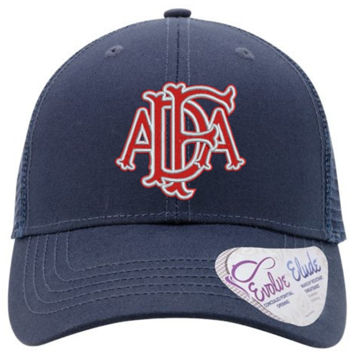 97394 || Infinity Her Women's Modern Trucker Ponytail Cap - Ann Arbor City