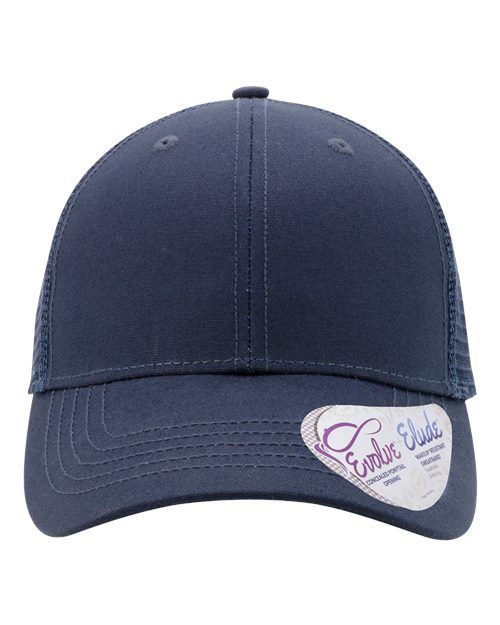 97394 || Infinity Her Women's Modern Trucker Ponytail Cap
