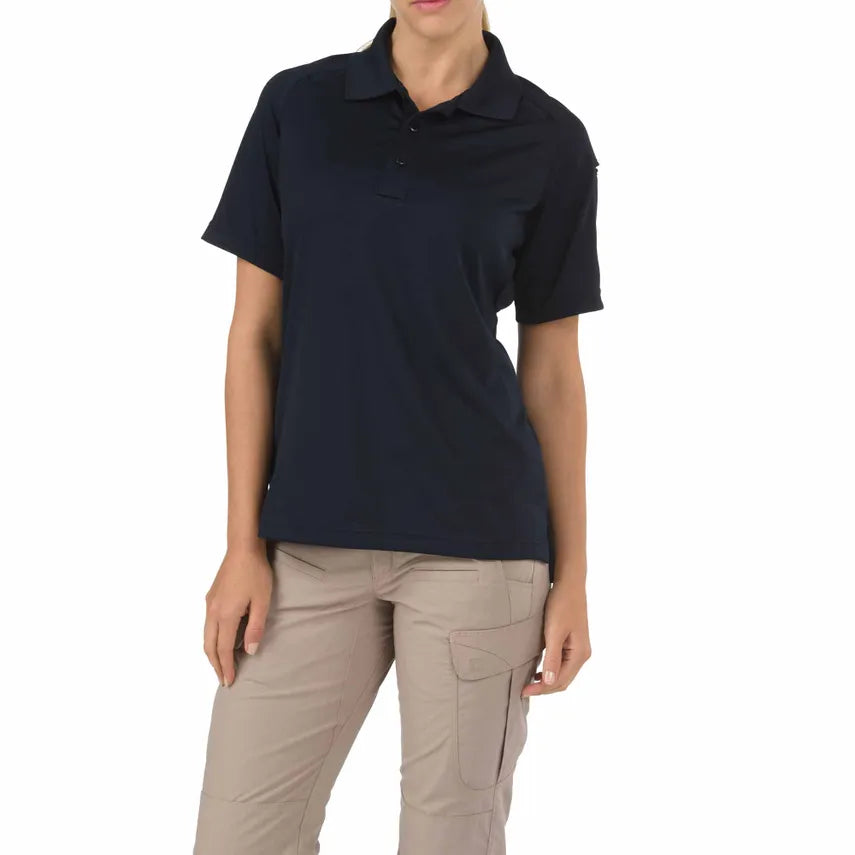 61165 || 5.11 Performance Polo - Women's - Embroidered - Raisin Twp. Fire